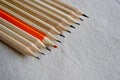 Color Pencils,Stand Out Of The Crowd Concept Royalty Free Stock Photo