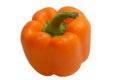 Orange pepper, close-up.