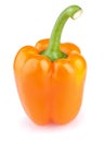 Orange pepper isolated on white Royalty Free Stock Photo