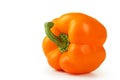 Orange pepper isolated on a white Royalty Free Stock Photo