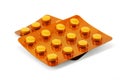 Orange Pharmaceutical Products Royalty Free Stock Photo