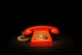 Orange phone Royalty Free Stock Photo