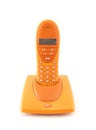 Orange phone Royalty Free Stock Photo