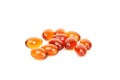 Orange pills Royalty Free Stock Photo