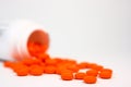 Orange Pills Royalty Free Stock Photo