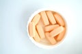 Orange pills Royalty Free Stock Photo