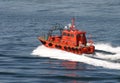 Orange pilot boat Royalty Free Stock Photo