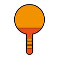 Orange Ping pong racket