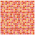 Orange and pink glass tiles