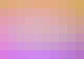 Orange through pink and purple pixel squares background design pattern