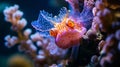 Orange And Pink Spotted Fish On Coral Reef Underwater Royalty Free Stock Photo