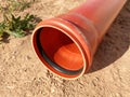 Orange pipe for house water canalization