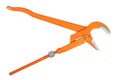 Orange pipe wrench