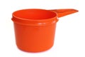 Orange Plastic Measuring Cup