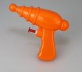 Orange Plastic Toy Ray Gun Royalty Free Stock Photo