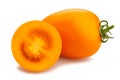 Orange plum tomato Royalty Free Stock Photo