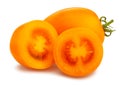 Orange plum tomato Royalty Free Stock Photo