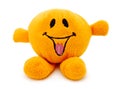 Orange plush toy