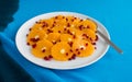 Orange and Pomegranate Salad drizzled with Acacia Honey