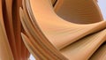 Orange pop overlapping strips Calm chic Elegant Modern 3D Rendering abstract background Royalty Free Stock Photo
