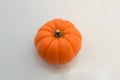 Orange pumkin on white background Royalty Free Stock Photo