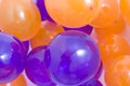 Orange and Purple Balloons Background