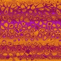 Orange - purple etno design Royalty Free Stock Photo