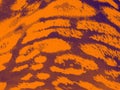 Orange-purple gradiented leopard textile background Royalty Free Stock Photo
