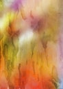 Orange Purple and Green Watercolor Texture Background Image Royalty Free Stock Photo