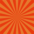 Orange radial sunrise retro background.Sunburst Pattern with rays, abstract spiral, starburst. vector eps10 Royalty Free Stock Photo