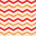 Orange and Red Chevron Camo