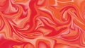 Orange and red gradient background with noise. Abstract wavy liquid background, saturated vivid color blend Royalty Free Stock Photo