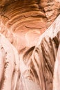 Rock textures in Little Wild Horse Canyon, Utah Royalty Free Stock Photo