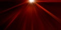 Orange and red sunbeam burst of light Royalty Free Stock Photo