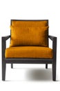 Orange retro armchair