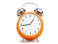 Orange Retro Clock