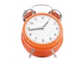 Orange Retro Clock