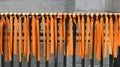 Orange Ribbons Royalty Free Stock Photo