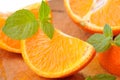 Orange.Ripe, juicy citrus fruits.