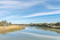 The Orange River & x28;Gariep River& x29; at Grootdrink Royalty Free Stock Photo