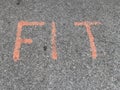 Orange Road Markings FIT UK