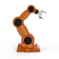 Orange robotic arm