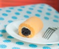 Orange roll cake