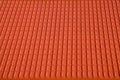 Orange roof tile