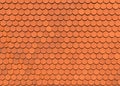 Orange roof tile texture, background Royalty Free Stock Photo