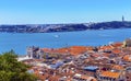 Orange Roofs Cathedral Lisbon Portugal