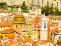 Aerial view of the Nice, France Royalty Free Stock Photo