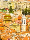 Aerial view of the Nice, France Royalty Free Stock Photo