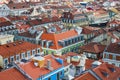 Orange Rooftops and colorful buildings