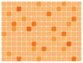 Orange rounded rectangles. Vector art